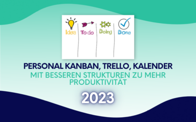 *Update 2023* Personal Kanban, Trello, Kalender: Mit besseren Strukturen zu mehr Produktivität