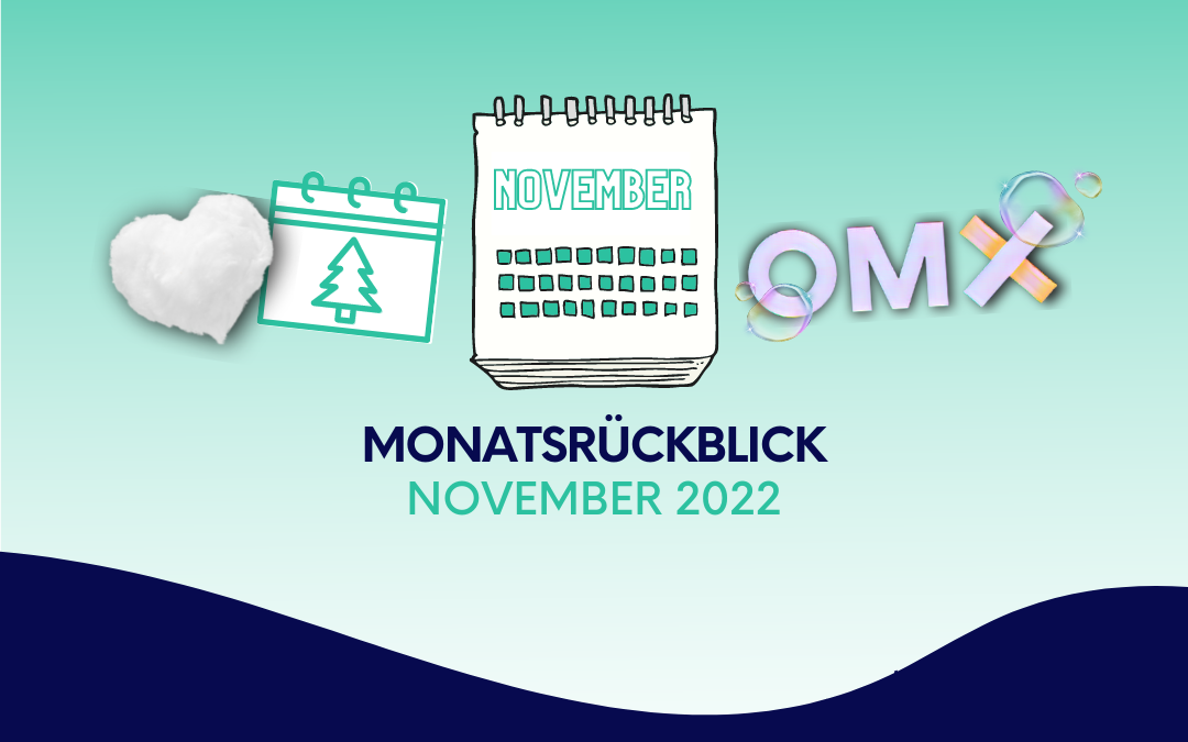 Monatsrückblick November 2022: Adventskalender, Erholung & OMX