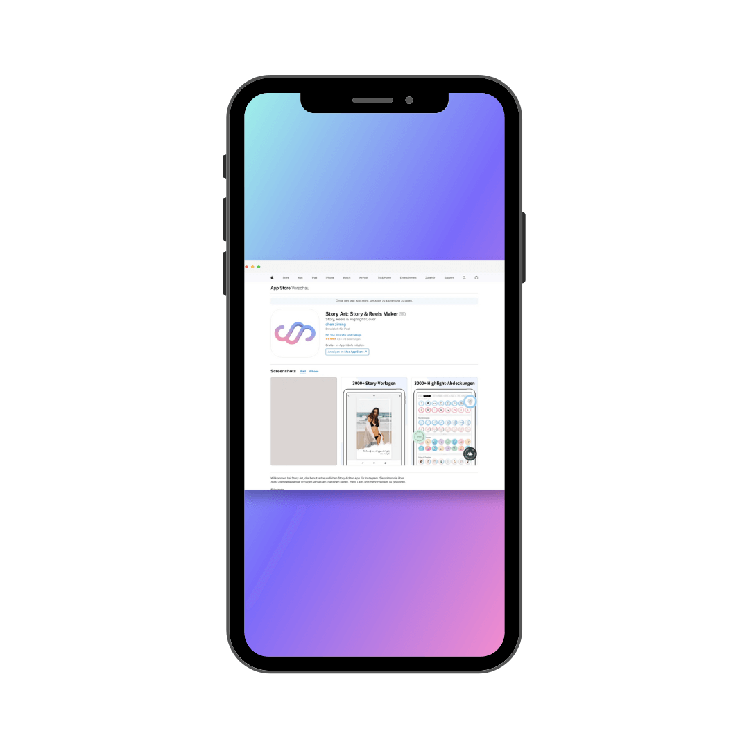 StoryArt ist eine iOS-App, mit der Nutzer ihre Instagram- und Snapchat-Geschichten mit Vorlagen, Collagen, Filtern und Textdesigns aufpeppen können. 