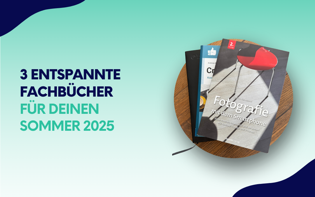 3 Entspannte Fachbücher für deinen Sommer 2025